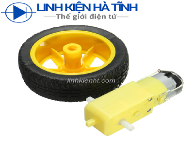 Động cơ giảm tốc mini + bánh xe Động cơ giảm tốc mini + bánh xe